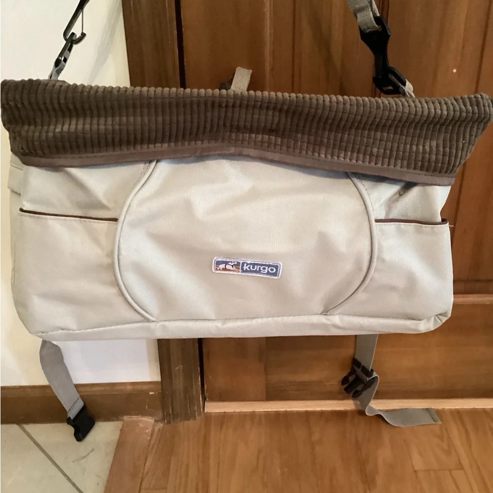 Kurgo Tan and Brown Dog Car Seat